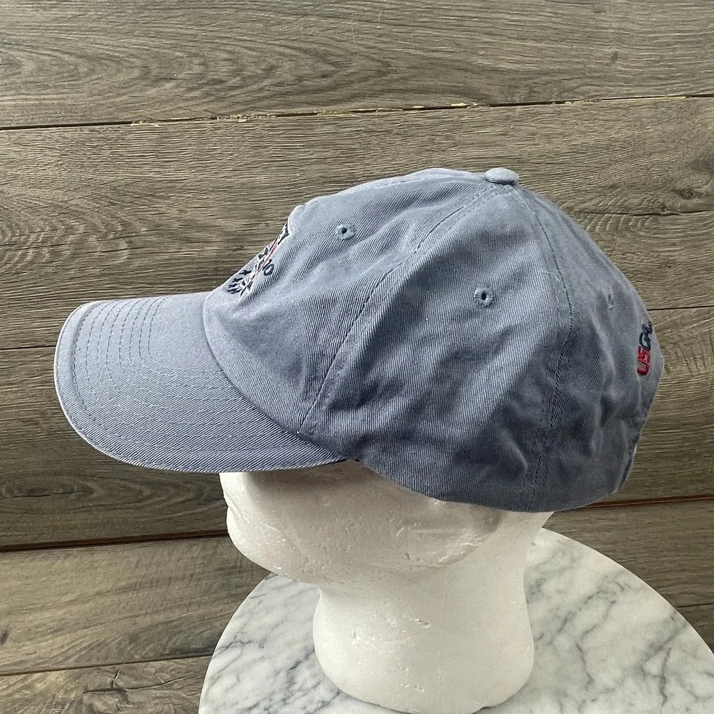 2010 US Open Pebble Beach Golf Hat‎ Members Cap USGA Adjustable Strapback Blue
